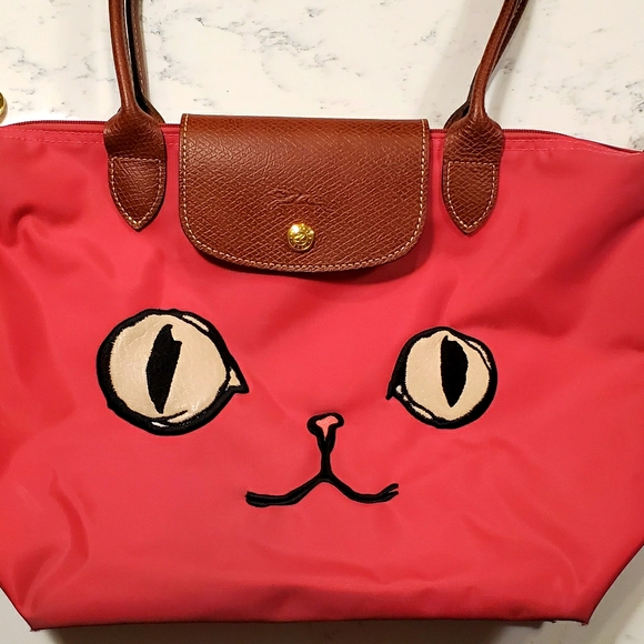 longchamp cat tote